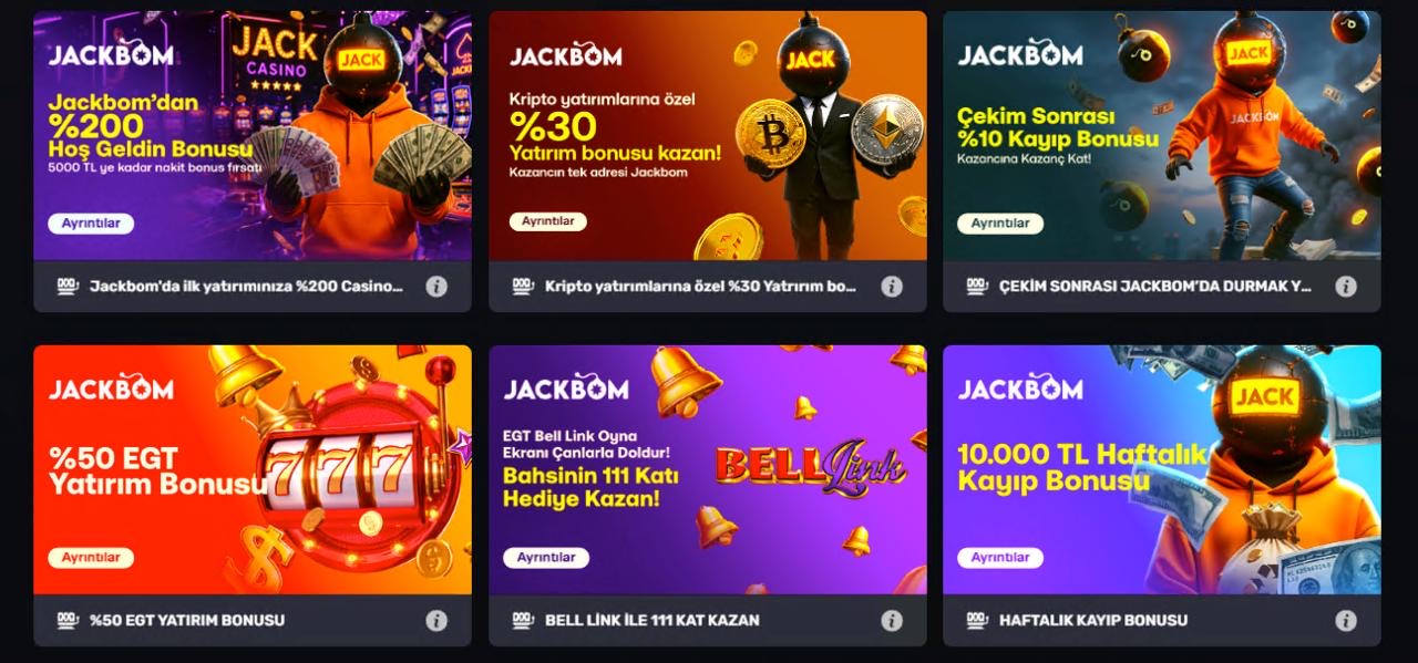Jackbom resmi giriş adresi